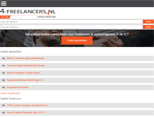 Tablet Screenshot of 4-freelancers.nl